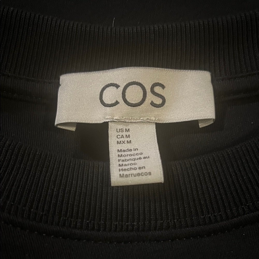 COS Black short Sleeve Dress - Picture 5 of 5